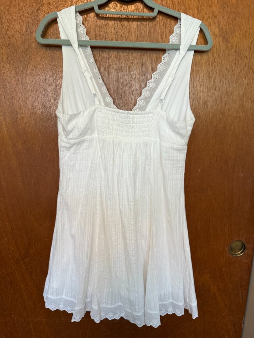 White Mini Dress - Picture 2 of 2